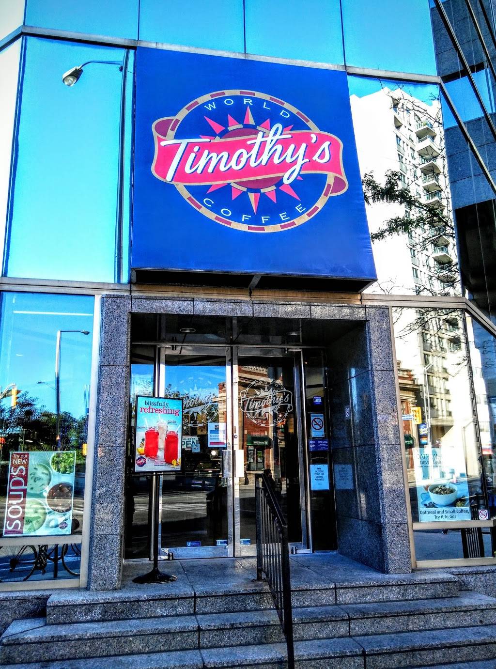 Timothys World Coffee | cafe | 425 Bloor St E, Toronto, ON M4W 3R4, Canada | 4169442422 OR +1 416-944-2422