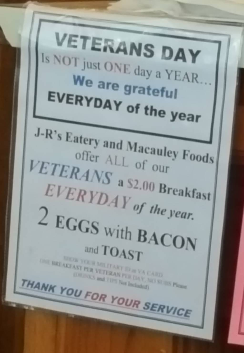 J Rs Eatery | restaurant | 4601 US-7, Pittsford, VT 05763, USA | 8024832348 OR +1 802-483-2348