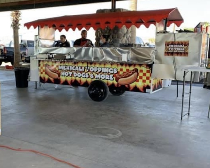 Mexicali Toppings Hot dogs & More | restaurant | 1301 Baseline Rd, Bullhead City, AZ 86442, USA | 9282340116 OR +1 928-234-0116