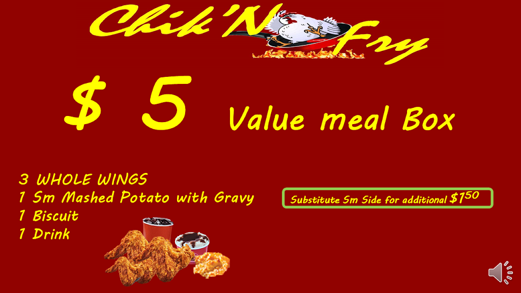 ChikN Fry | meal takeaway | 3403 Williamson Rd, Roanoke, VA 24012, USA | 5403399200 OR +1 540-339-9200