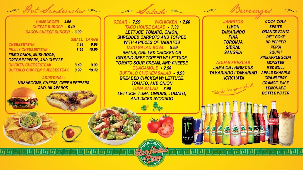 Taco House & Pizza | restaurant | 1727 W 4th St, Wilmington, DE 19805, USA | 3025167984 OR +1 302-516-7984