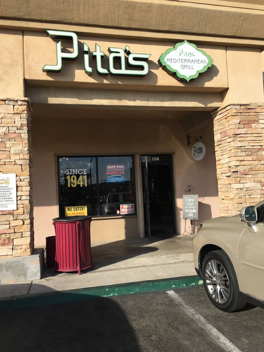 Pitas Mediterranean Grill | restaurant | 763 Center Dr #104, San Marcos, CA 92069, USA | 7607472600 OR +1 760-747-2600