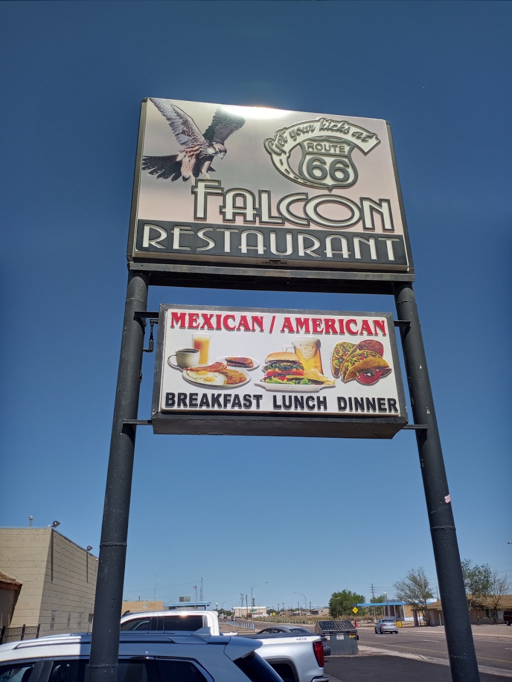Falcon Restaurant & Lounge | restaurant | 1113 E 3rd St, Winslow, AZ 86047, USA | 9282892628 OR +1 928-289-2628