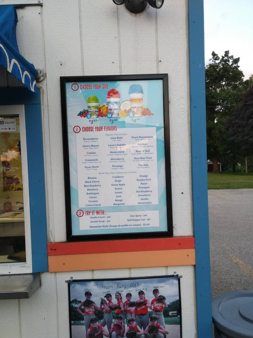 Tropical Sno | restaurant | 309-399 7th Ave SW, Waverly, IA 50677, USA | 3194293551 OR +1 319-429-3551
