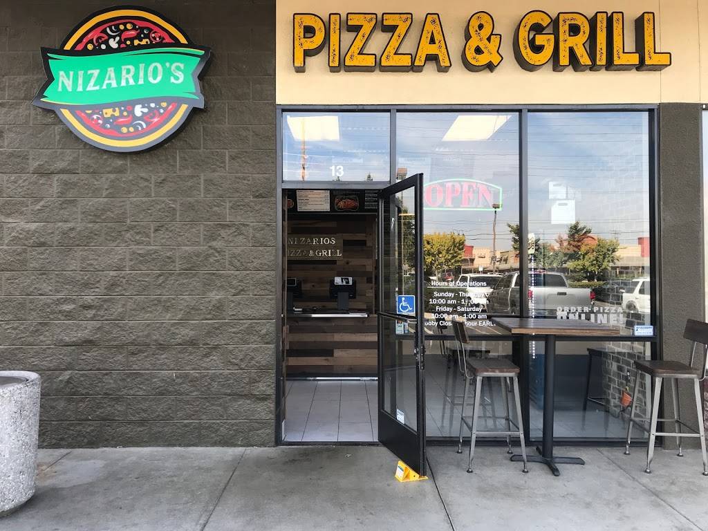 Nizarios Pizza & Grill | restaurant | 1320 Standiford Ave Suite #13, Modesto, CA 95350, USA | 2092321111 OR +1 209-232-1111