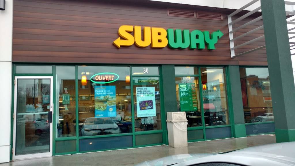 Restaurant SUBWAY | restaurant | 30 Boulevard Jacques-Cartier N, Sherbrooke, QC J1J 2Z2, Canada | 8195641782 OR +1 819-564-1782