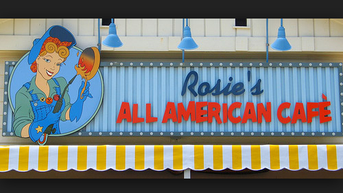 Rosies All-American Café | restaurant | Disneys Hollywood Studios, Sunset Blvd, Kissimmee, FL 34747, USA | 4079395277 OR +1 407-939-5277