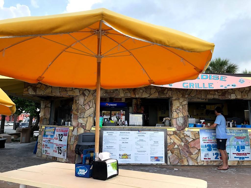 Paradise Grille | restaurant | 6850 Beach Plaza, St Pete Beach, FL 33706, USA | 7275605399 OR +1 727-560-5399