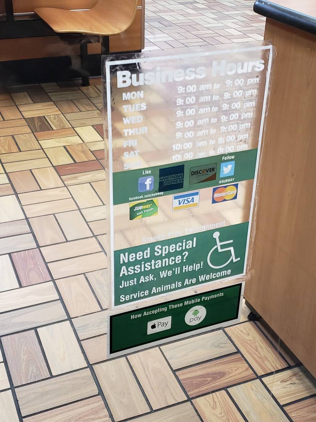 Subway | restaurant | 7525 Covington Hwy, Lithonia, GA 30058, USA | 7704821574 OR +1 770-482-1574