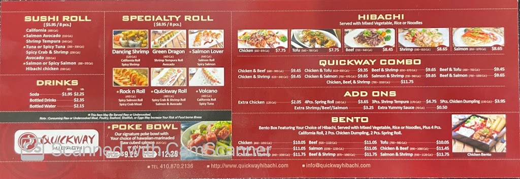 Quickway Parkville | restaurant | 1959B E Joppa Rd, Parkville, MD 21234, USA | 4108702136 OR +1 410-870-2136