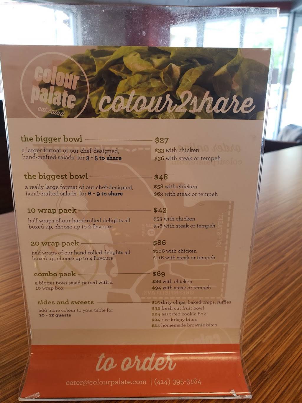 colour palate - MKE | restaurant | 789 N Water St, Milwaukee, WI 53202, USA | 4145028750 OR +1 414-502-8750