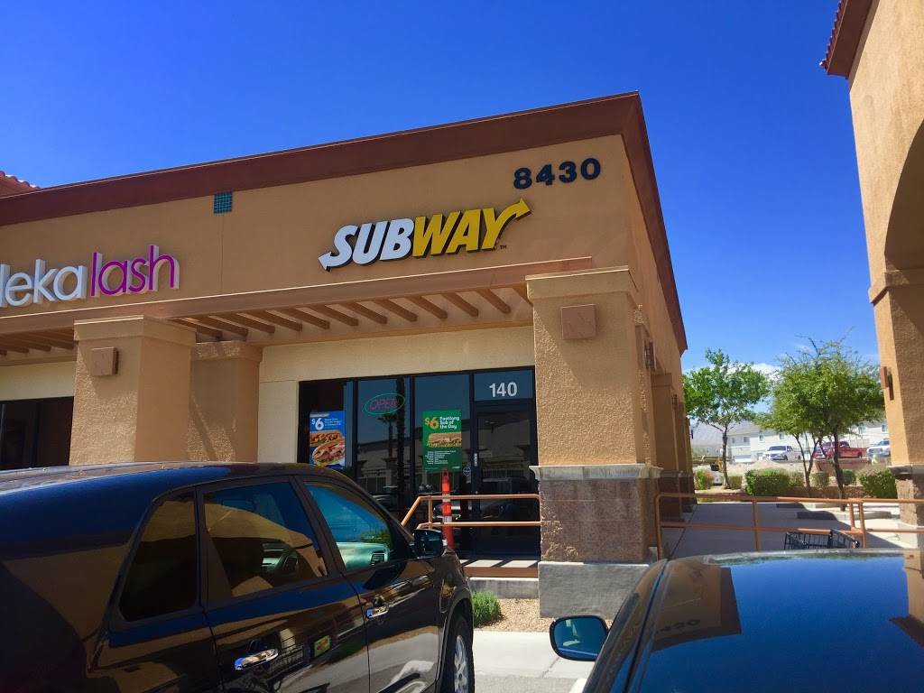 Subway | meal takeaway | 8430 W Farm Rd Suite 140, Las Vegas, NV 89131, USA | 7024622999 OR +1 702-462-2999