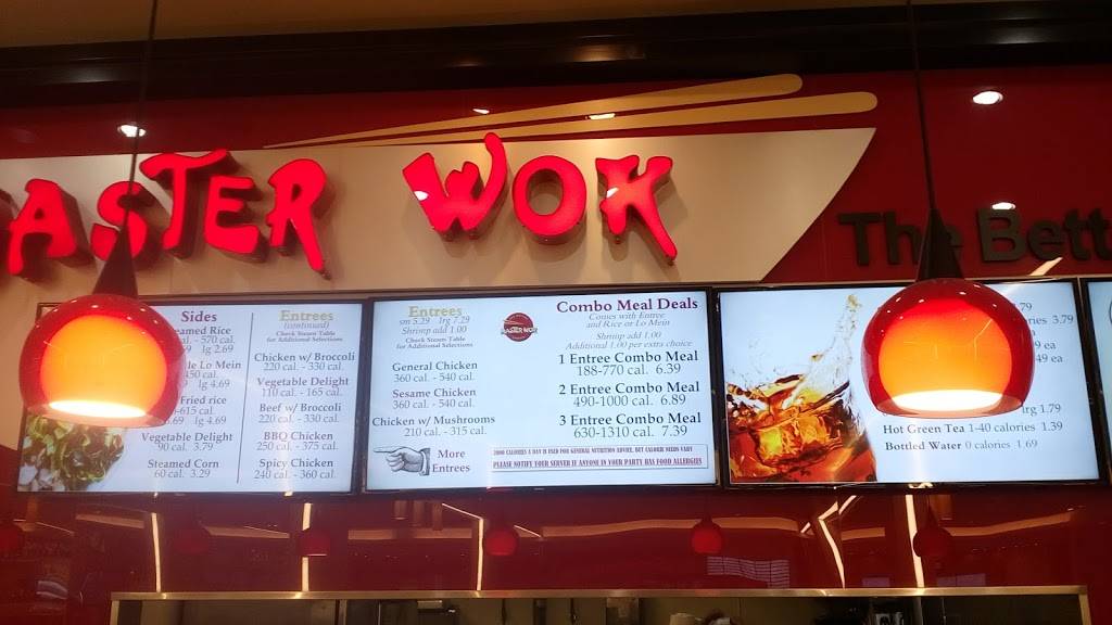 Master Wok | restaurant | 150 Quakerbridge Mall, Lawrence Township, NJ 08648, USA | 6097990308 OR +1 609-799-0308