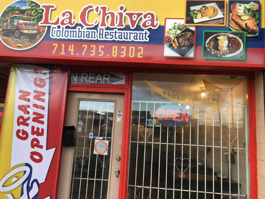 La Chiva Colombian Restaurant | restaurant | 6029 Beach Blvd, Buena Park, CA 90621, USA | 7147358302 OR +1 714-735-8302