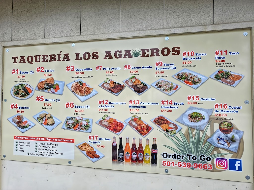Taqueria los agaveros 5 | restaurant | 3600 S University Ave, Little Rock, AR 72204, USA | 5015399663 OR +1 501-539-9663