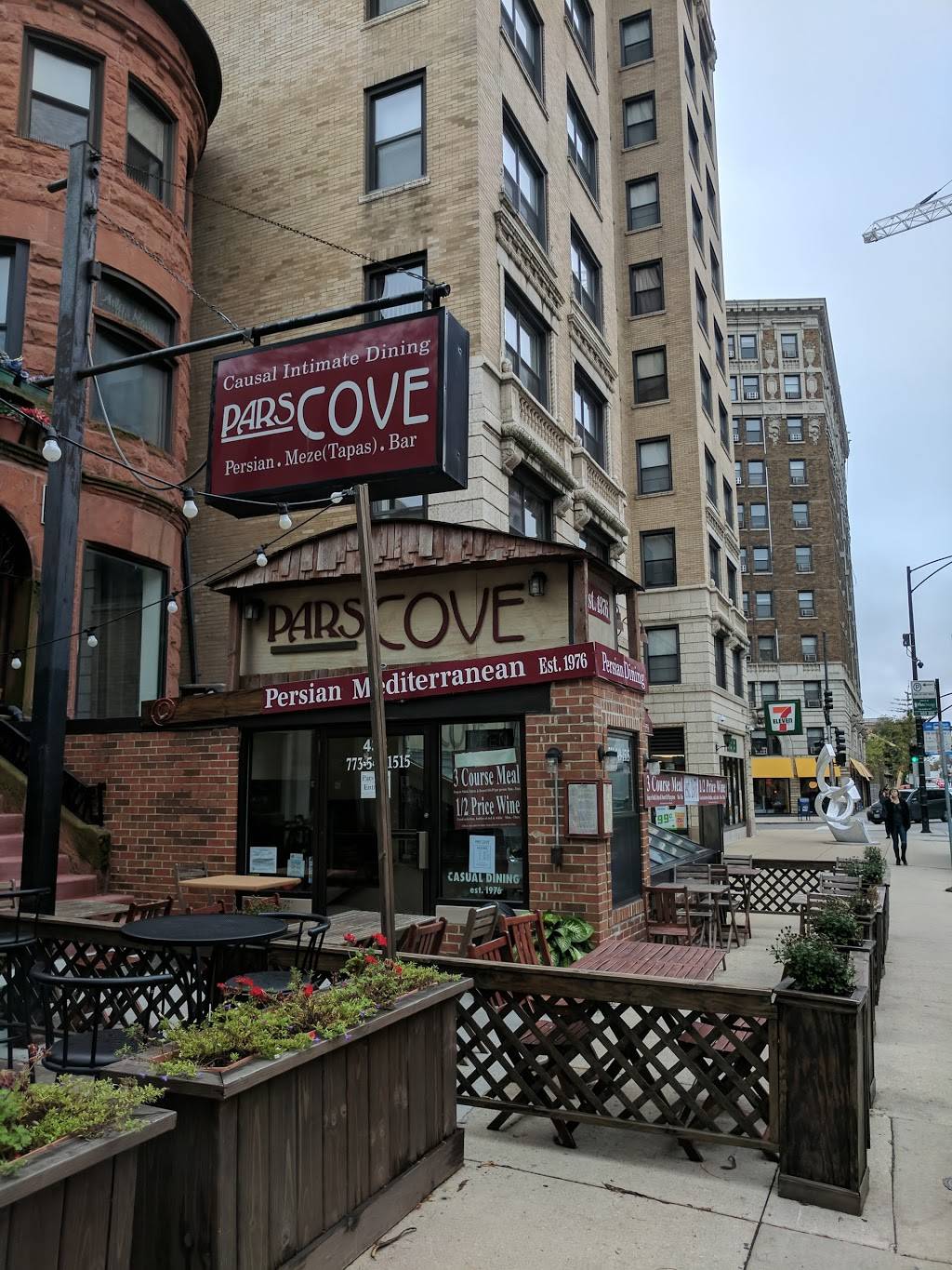 Pars Cove Restaurant | restaurant | 435 W Diversey Pkwy, Chicago, IL 60614, USA | 7735491515 OR +1 773-549-1515