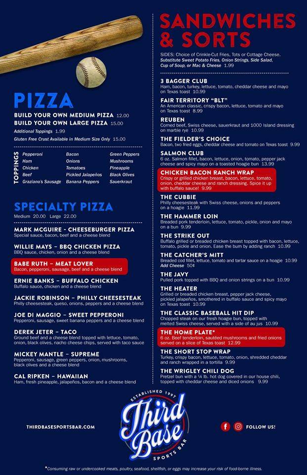 Third Base Sports Bar & Draught House | restaurant | 409 Court Ave, Des Moines, IA 50309, USA | 5152430684 OR +1 515-243-0684