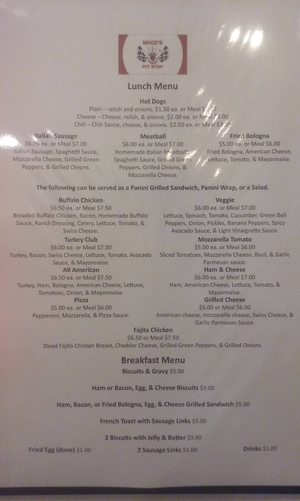 Mikes pit stop | restaurant | 330 E Center St, Coloma, MI 49038, USA | 2694686022 OR +1 269-468-6022