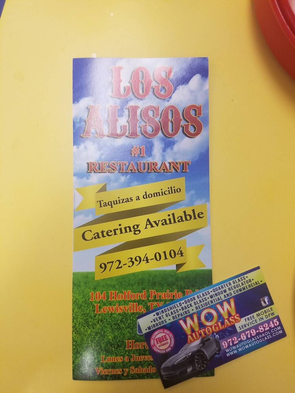 Los Alisos Restaurant | restaurant | 101 Holfords Prairie Rd, Lewisville, TX 75056, USA | 9723940107 OR +1 972-394-0107