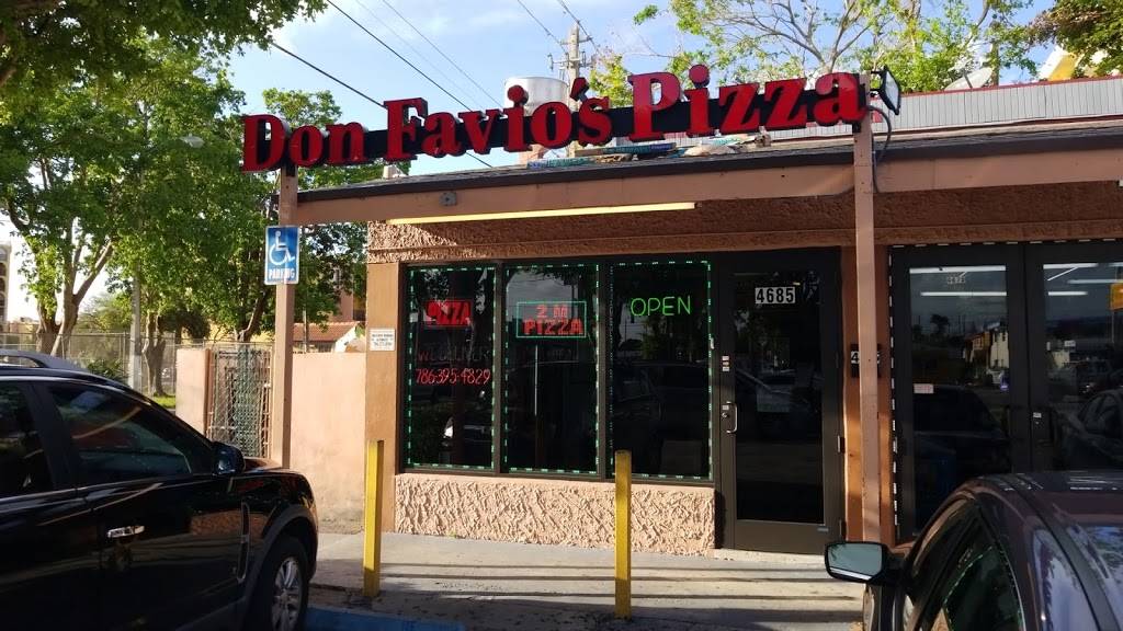 Don Favios Pizza | restaurant | 4685 NW 7th St, Miami, FL 33126, USA | 7863954829 OR +1 786-395-4829
