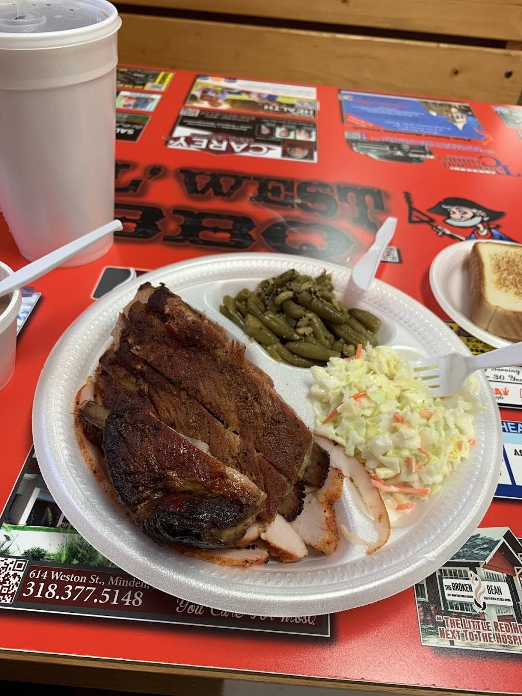 Ol West BBQ | restaurant | 206 State Rte 531, Minden, LA 71055, USA | 3183821133 OR +1 318-382-1133