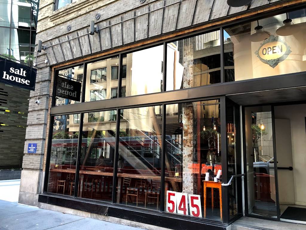 Salt House | restaurant | 545 Mission St, San Francisco, CA 94105, USA | 4155438900 OR +1 415-543-8900