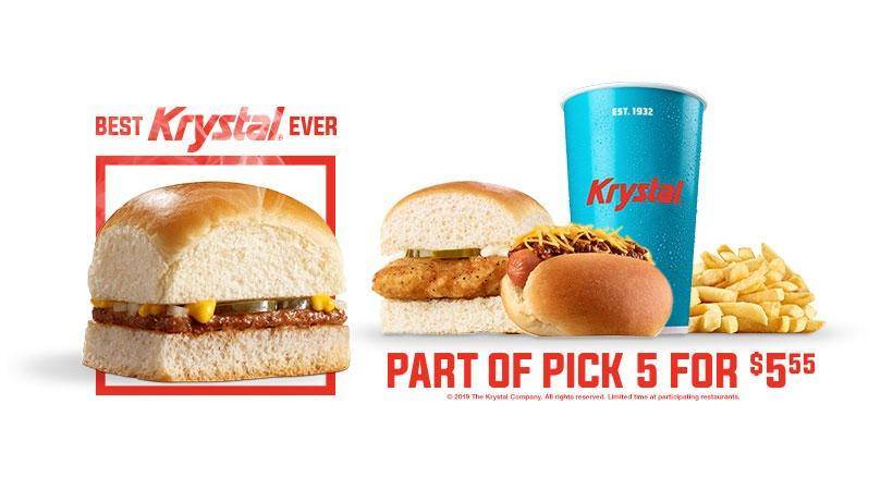 Krystal | meal takeaway | 2863 Pio Nono Ave, Macon, GA 31206, USA | 4787817230 OR +1 478-781-7230