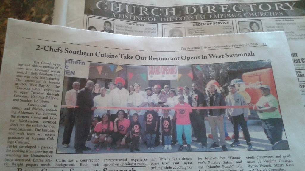 2 Chefs Southern Kitchen Restaurant | restaurant | 2005/2007 Martin Luther King Jr Blvd, Savannah, GA 31415, USA | 9122249757 OR +1 912-224-9757