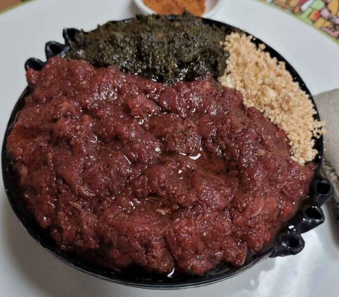 Nazret kitfo | restaurant | 656 S Pickett St, Alexandria, VA 22304, USA | 5715278309 OR +1 571-527-8309