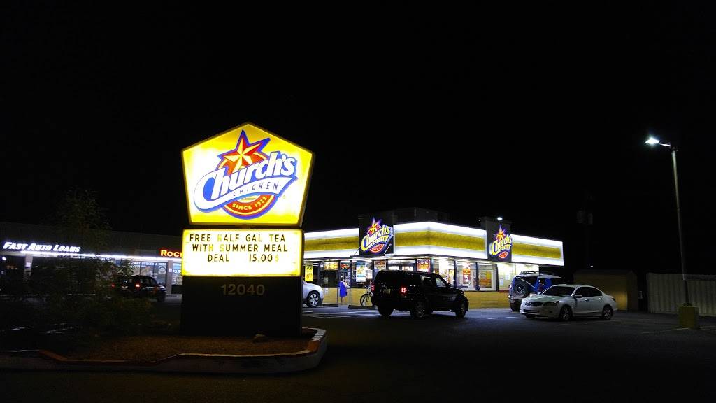 Churchs Chicken | restaurant | 12040 N 35th Ave, Phoenix, AZ 85029, USA | 6029388070 OR +1 602-938-8070