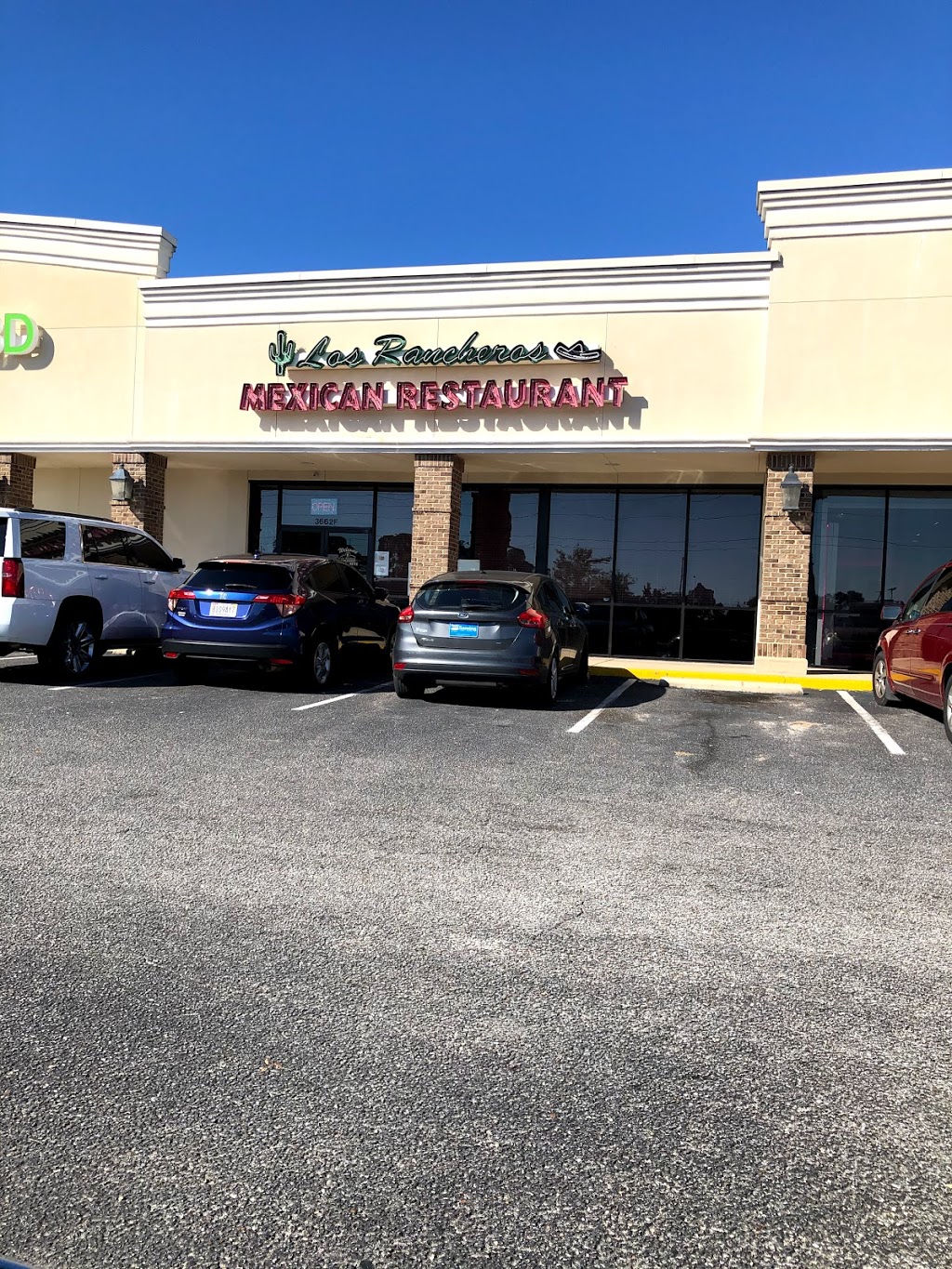 Los Rancheros Mexican Restaurant | restaurant | 3662 Airport Blvd F, Mobile, AL 36608, USA | 2513445205 OR +1 251-344-5205