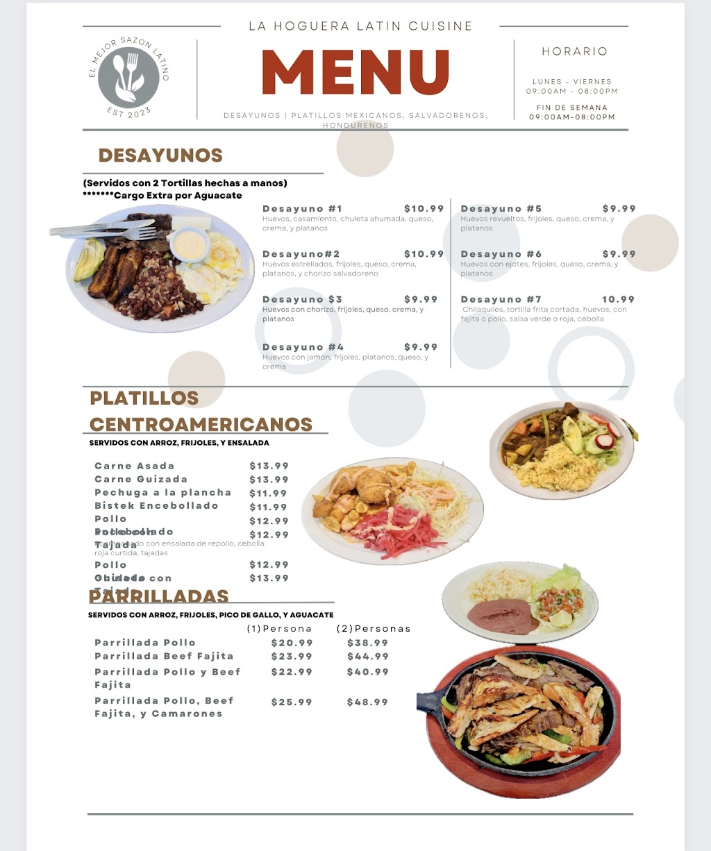 La Hoguera Latin Cuisine | restaurant | 11818 Airline Dr Suite G, Houston, TX 77037, USA | 2818998828 OR +1 281-899-8828