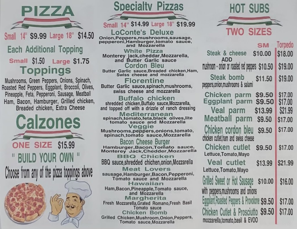 LoContes Subs and Pizza | meal takeaway | 689 Prospect St, Methuen, MA 01844, USA | 9782080911 OR +1 978-208-0911