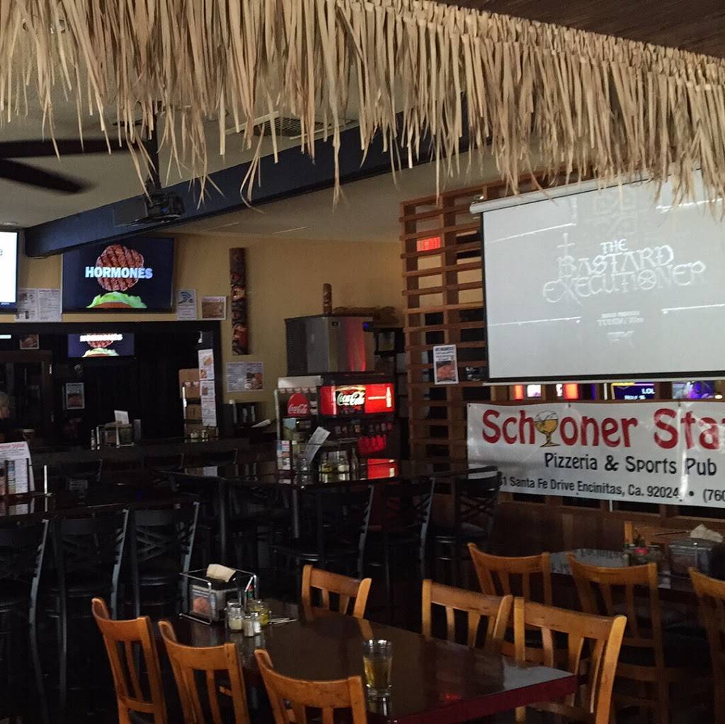 Schooner Station Pizzeria & Sports Pub | restaurant | 481 Santa Fe Dr, Encinitas, CA 92024, USA | 7607539700 OR +1 760-753-9700