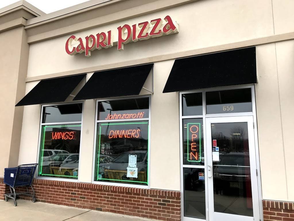 Capri Pizza | restaurant | 659 Berlin - Cross Keys Rd, Sicklerville, NJ 08081, USA | 8566299964 OR +1 856-629-9964