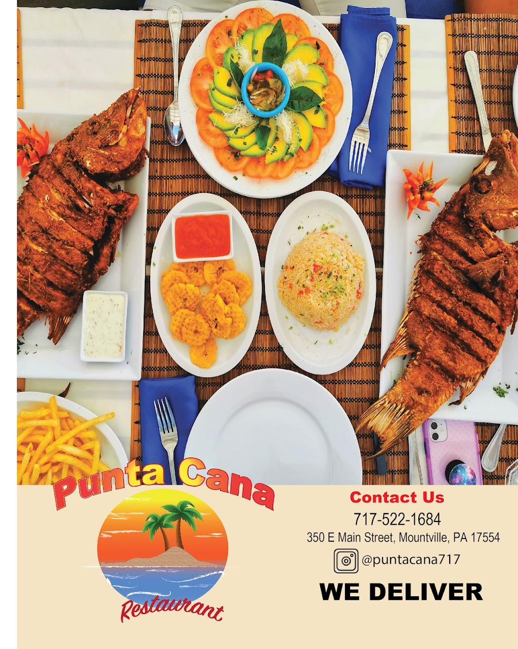 The Punta Cana Restaurant | restaurant | 350 E Main St, Mountville, PA 17554, USA | 7175221684 OR +1 717-522-1684
