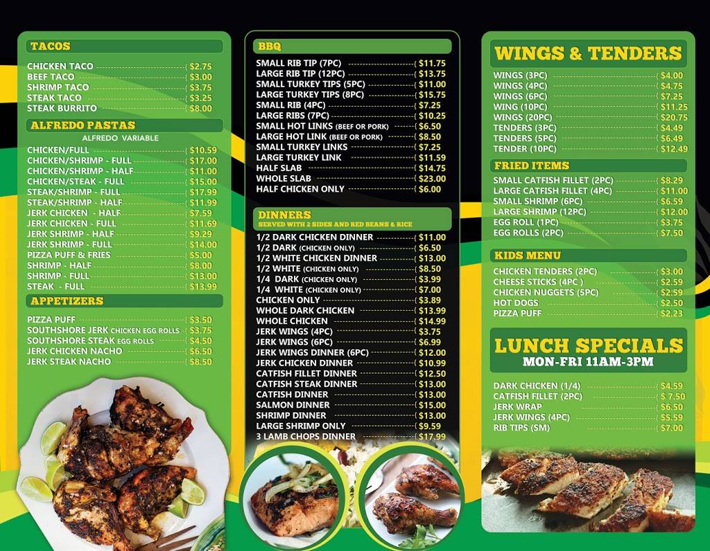 Southshore BBQ & Jerk | restaurant | 7114 S Yates Blvd, Chicago, IL 60649, USA | 7738558383 OR +1 773-855-8383