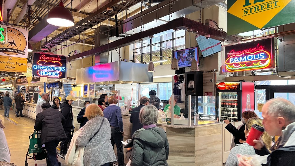 Carmens Famous Cheesesteaks | restaurant | 51 N 12th St, Philadelphia, PA 19107, USA | 2155927799 OR +1 215-592-7799