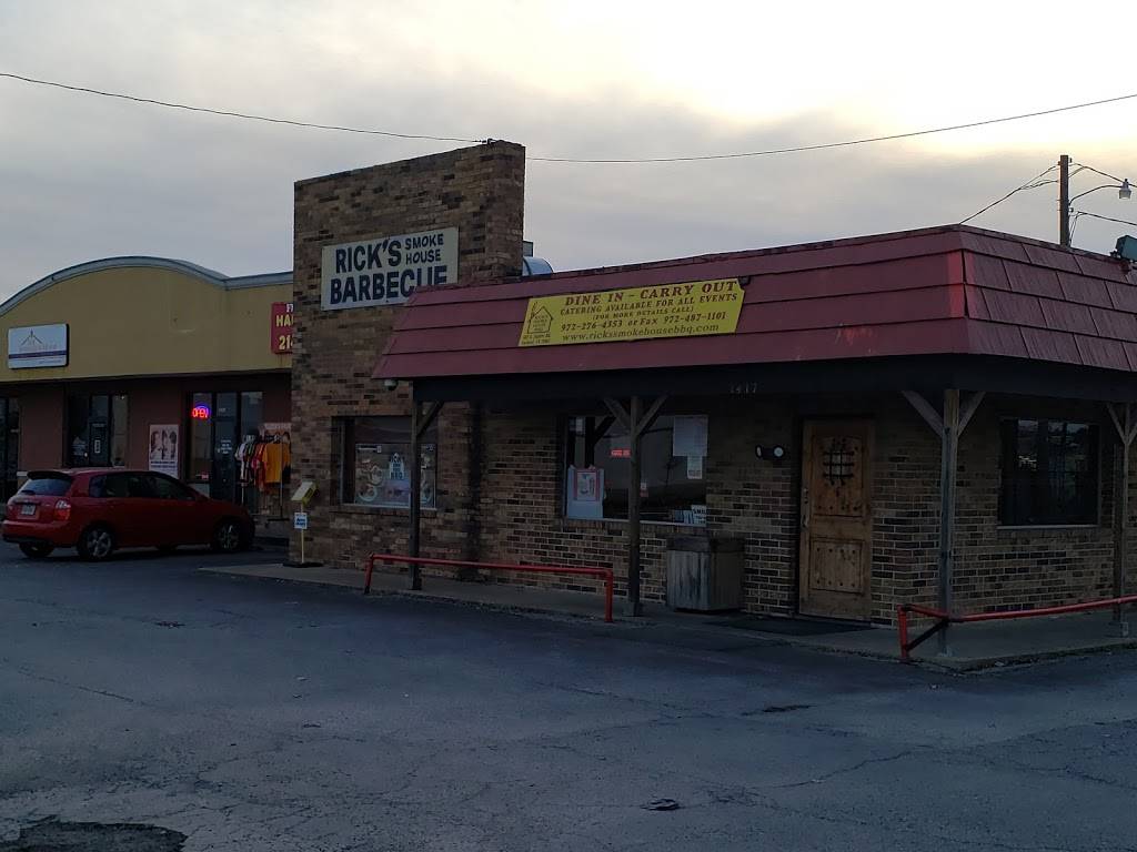 Ricks Smokehouse Barbecue | restaurant | 1417 S Jupiter Rd, Garland, TX 75042, USA | 9722764353 OR +1 972-276-4353