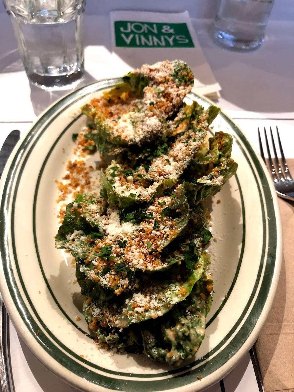 Jon & Vinnys Italian | restaurant | 11938 San Vicente Blvd, Los Angeles, CA 90049, USA | 3104422733 OR +1 310-442-2733