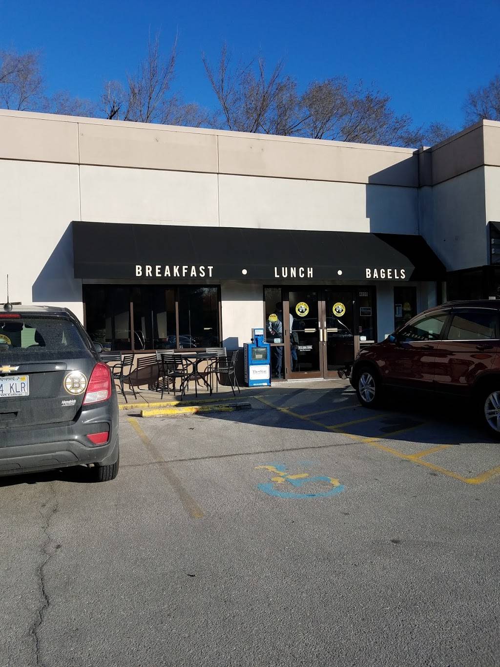 Einstein Bros. Bagels | bakery | 4050 Shawnee Mission Pkwy, Roeland Park, KS 66205, USA | 9133841900 OR +1 913-384-1900