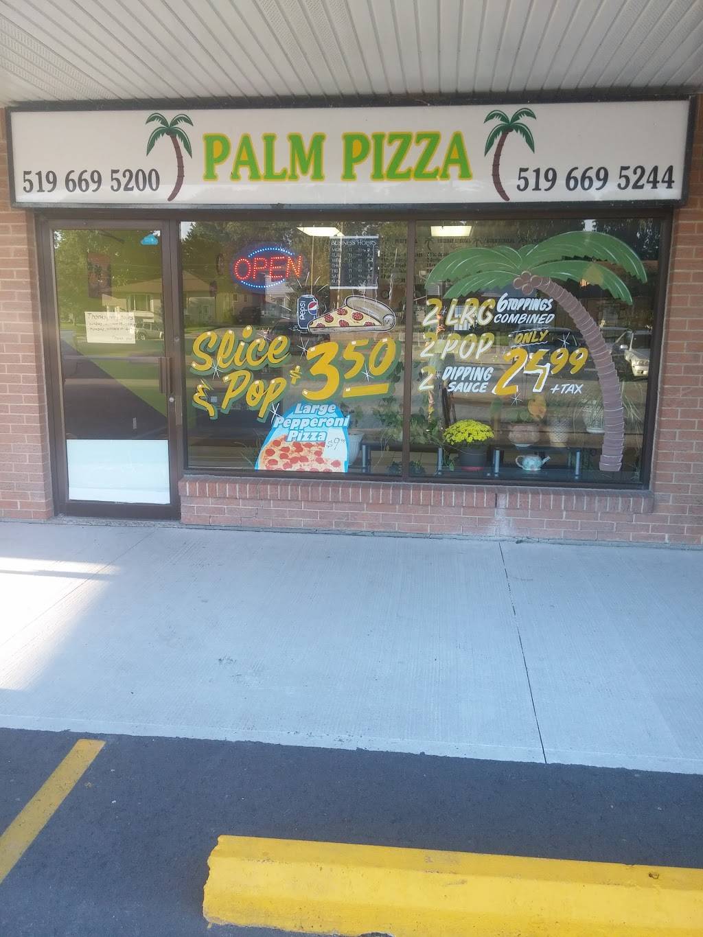 Palm Pizza | restaurant | 112 Oriole Pkwy W, Elmira, ON N3B 1C5, Canada | 5196695200 OR +1 519-669-5200