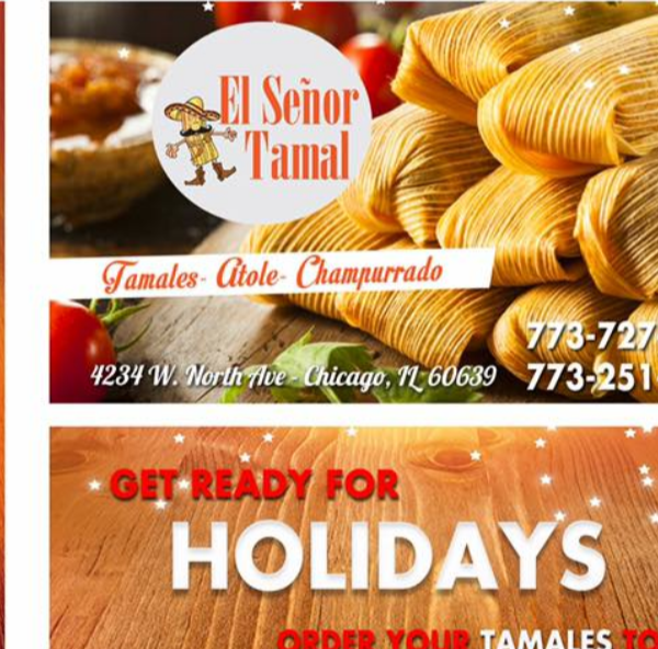 El Señor Tamal | restaurant | 4853, 4234 W North Ave, Chicago, IL 60639, USA | 7736566288 OR +1 773-656-6288