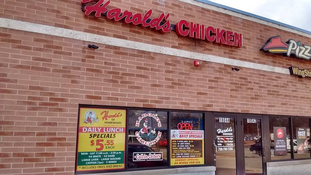 Harolds Chicken of Homewood | restaurant | 18044 Halsted St, Homewood, IL 60430, USA | 7087997200 OR +1 708-799-7200