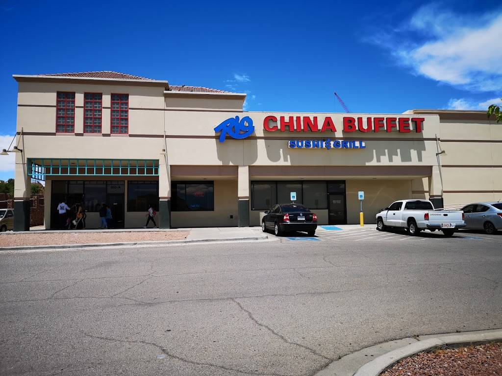Rio China Buffet | restaurant | 655 Sunland Park Dr A, El Paso, TX 79912, USA | 9155853688 OR +1 915-585-3688