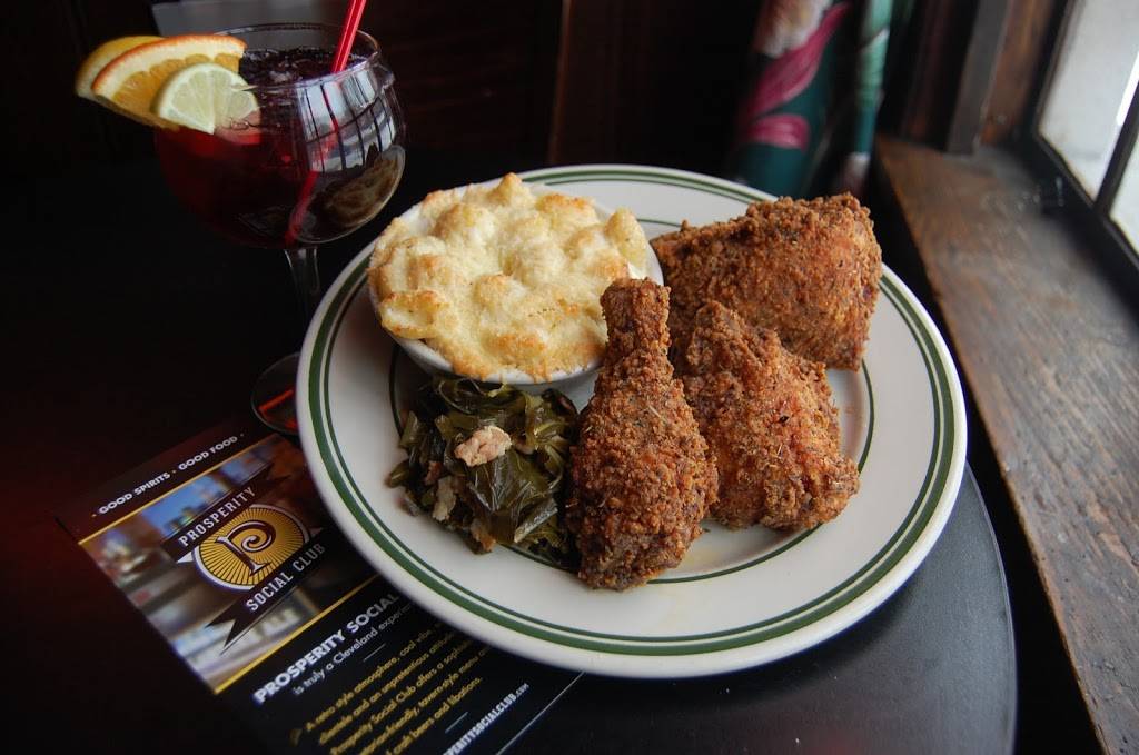 Prosperity Social Club | restaurant | 1109 Starkweather Ave, Cleveland, OH 44113, USA | 2169371938 OR +1 216-937-1938
