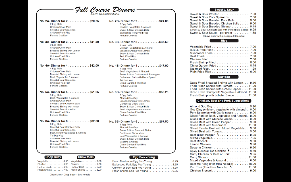 China Garden | restaurant | 2 Queen St S, Tottenham, ON L0G 1W0, Canada | 9059366188 OR +1 905-936-6188