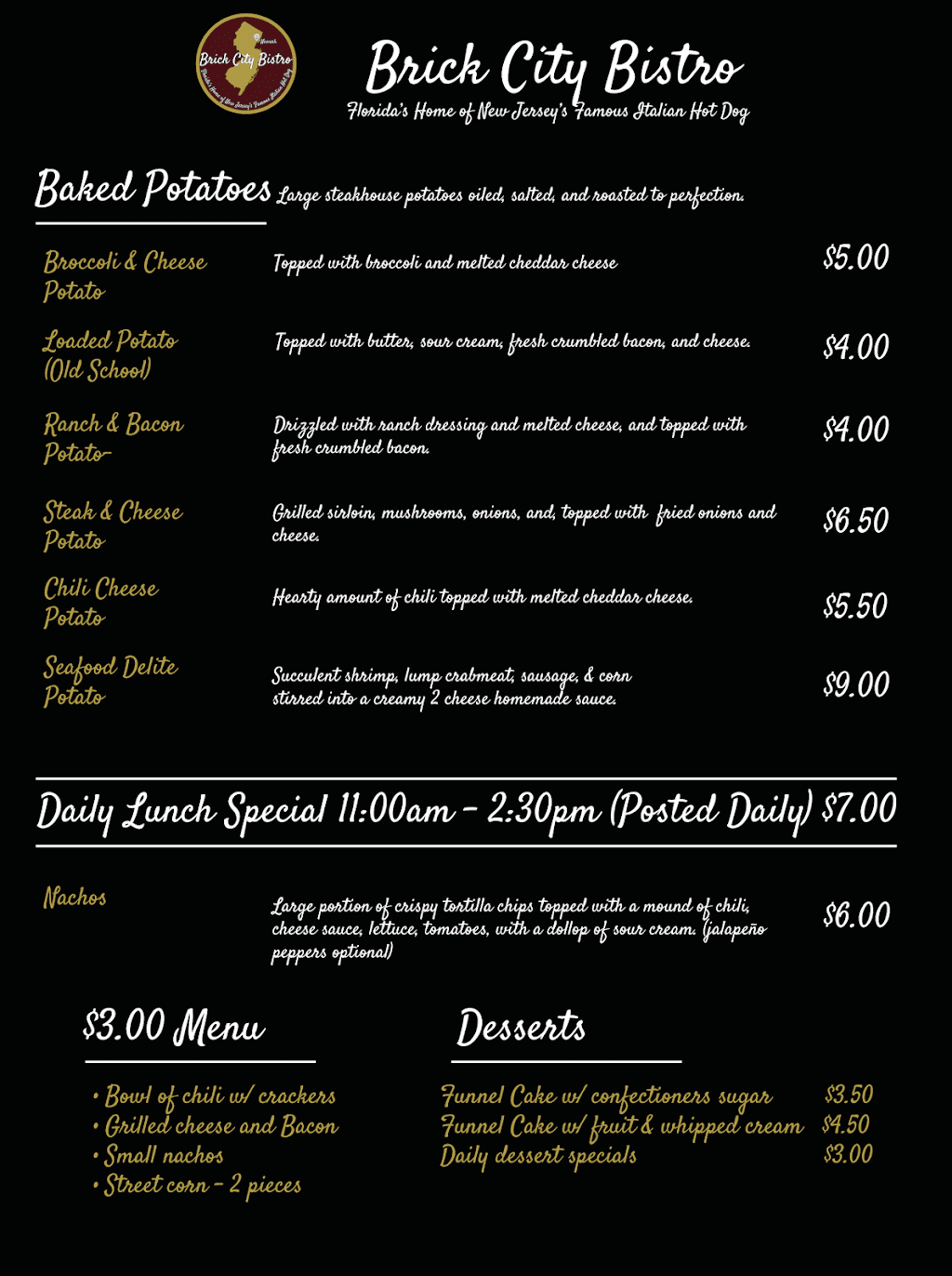 Brick City Bistro | restaurant | 825 Florida Ave S, Lakeland, FL 33801, USA | 8636707846 OR +1 863-670-7846