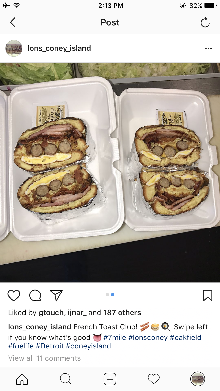 Lons Coney Island | restaurant | 17501 W Seven Mile Rd, Detroit, MI 48235, USA | 3135373200 OR +1 313-537-3200