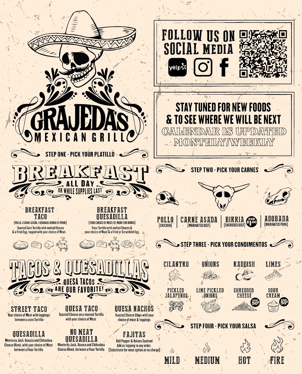 Grajedas Mexican Grill (Inside Tilted Mash) | restaurant | 9175 Union Park Way, Elk Grove, CA 95624, USA | 2093730483 OR +1 209-373-0483